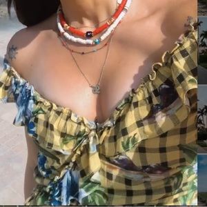 Yellow short - skort dress